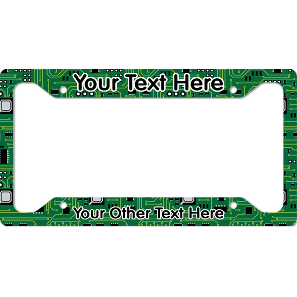 Custom Circuit Board License Plate Frame (Personalized)