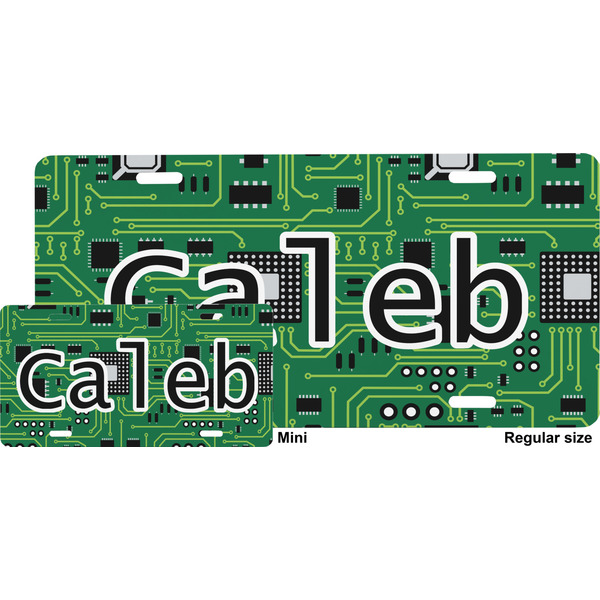 Circuit Board License Plate (Sizes)