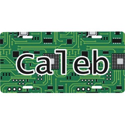 Circuit Board Front License Plate (Personalized)