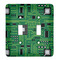 Circuit Board Light Switch Cover (2 Toggle Plate)