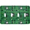 Circuit Board Light Switch Cover (4 Toggle Plate)