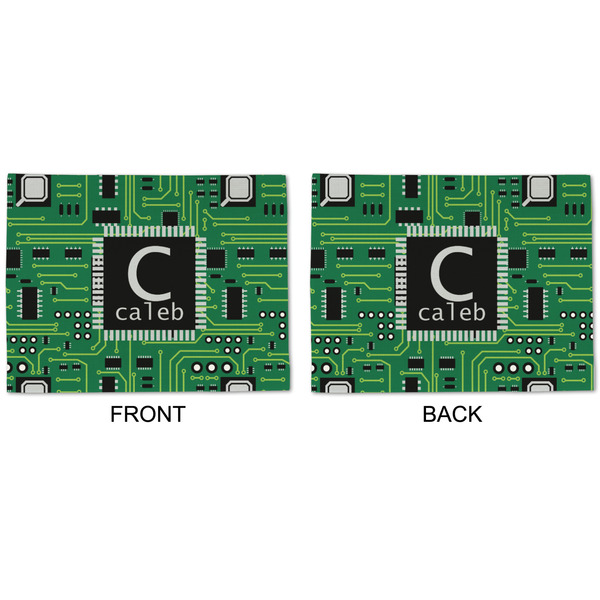 Circuit Board Linen Placemat - APPROVAL (double sided)