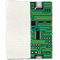 Circuit Board Linen Placemat - Folded Half