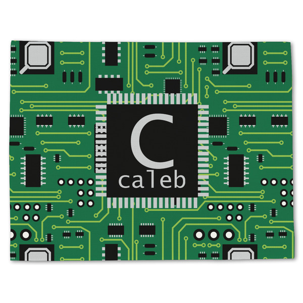 Circuit Board Linen Placemat - Front