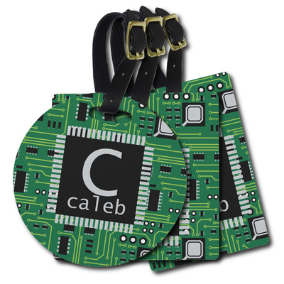 Custom Circuit Board Plastic Luggage Tag (Personalized)