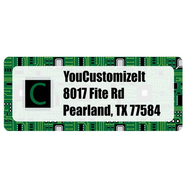 Custom Circuit Board Return Address Labels (Personalized)
