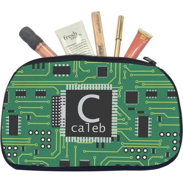 Custom Circuit Board Makeup / Cosmetic Bag - Medium (Personalized)