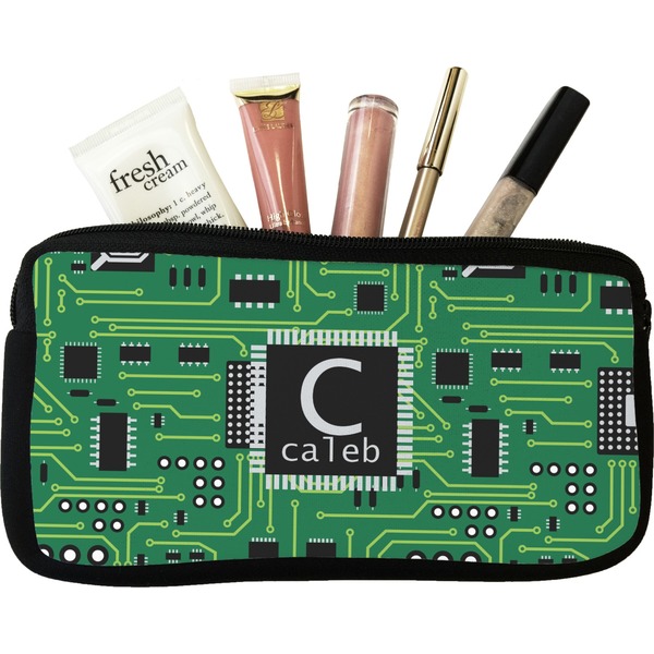 Custom Circuit Board Makeup / Cosmetic Bag - Small (Personalized)
