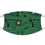 Circuit Board Cloth Face Mask (T-Shirt Fabric)