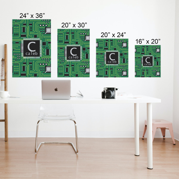 Circuit Board Matte Poster - Sizes