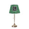 Circuit Board Poly Film Empire Lampshade - On Stand