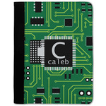Circuit Board Notebook Padfolio - Medium w/ Name and Initial