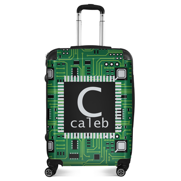 Custom Circuit Board Suitcase - 24" Medium - Checked (Personalized)