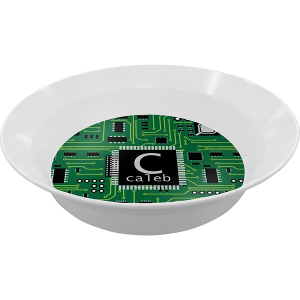 Custom Circuit Board Melamine Bowl - 12 oz (Personalized)