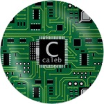 Circuit Board Melamine Plate (Personalized)