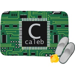Circuit Board Memory Foam Bath Mat (Personalized)