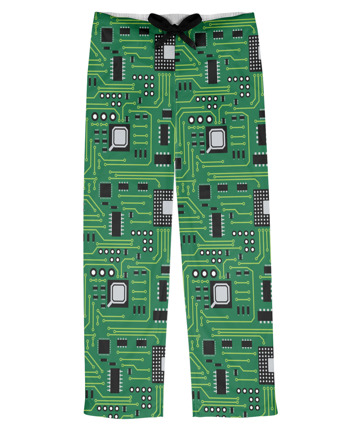 Custom Circuit Board Mens Pajama Pants | YouCustomizeIt