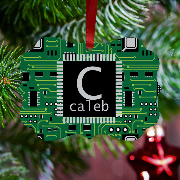Circuit Board Metal Benilux Ornament - Lifestyle
