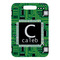 Circuit Board Metal Luggage Tag - Front Without Strap
