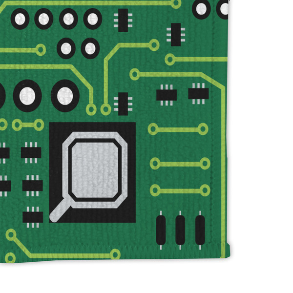 Circuit Board Microfiber Dish Rag - DETAIL