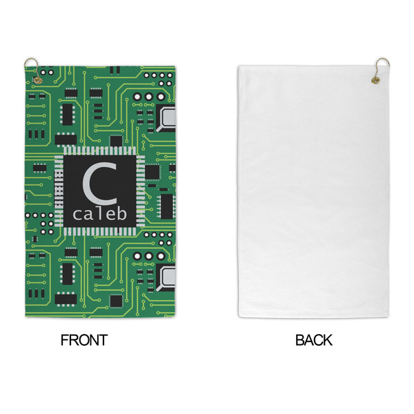 Circuit Board Microfiber Golf Towels - APPROVAL