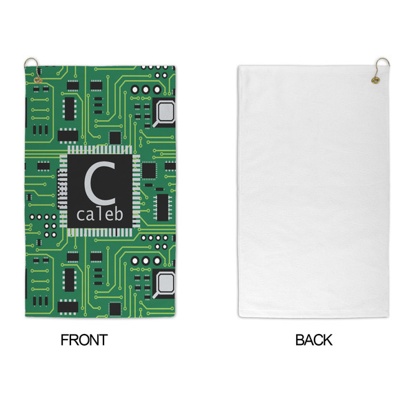 Circuit Board Microfiber Golf Towels - APPROVAL