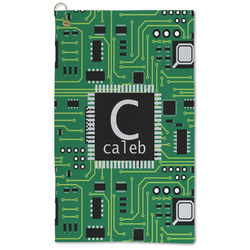 Circuit Board Microfiber Golf Towel - Large (Personalized)