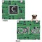 Circuit Board Microfleece Dog Blanket - Large- Front & Back