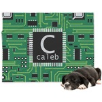 Circuit Board Dog Blanket (Personalized)