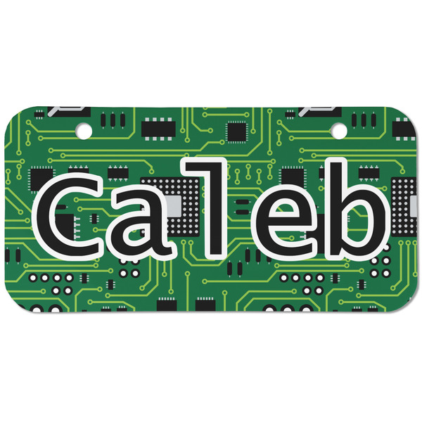 Custom Circuit Board Mini/Bicycle License Plate (2 Holes) (Personalized)