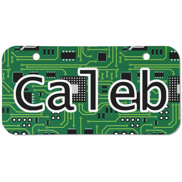 Circuit Board Mini Bicycle License Plate - Two Holes