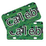 Circuit Board Mini/Bicycle License Plate (Personalized)