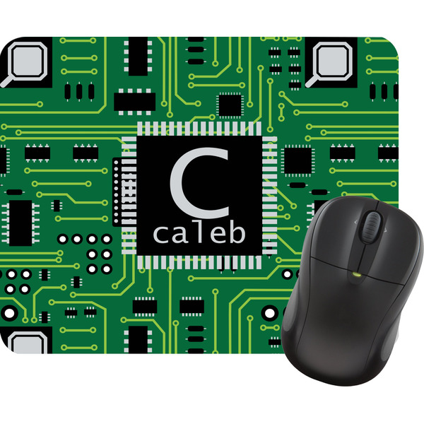 Custom Circuit Board Rectangular Mouse Pad (Personalized)