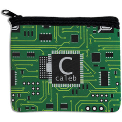 Circuit Board Rectangular Coin Purse (Personalized)