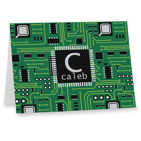 Custom Circuit Board Note cards (Personalized)