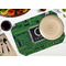 Circuit Board Octagon Placemat - Single front (LIFESTYLE) Flatlay