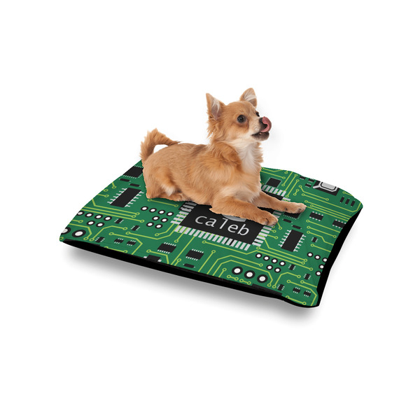Circuit Board Outdoor Dog Beds - Small - IN CONTEXT
