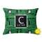 Circuit Board Outdoor Throw Pillow (Rectangular - 12x16)