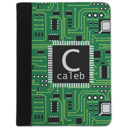 Circuit Board Padfolio Clipboard - Small (Personalized)