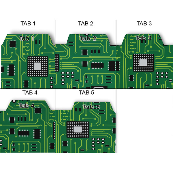 Circuit Board Page Dividers - Set of 5 - Approval