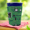 Circuit Board Party Cup Sleeves - with bottom - Lifestyle