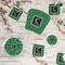 Circuit Board Party Supplies Combination Image - All items - Plates, Coasters, Fans