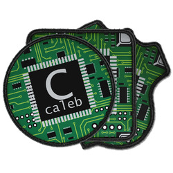 Circuit Board Iron on Patches (Personalized)