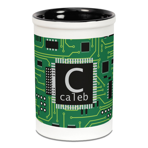 Circuit Board Pencil Holder - Black