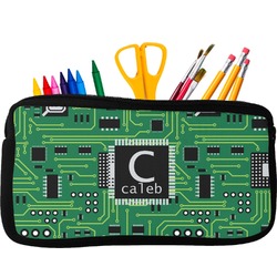 Circuit Board Neoprene Pencil Case (Personalized)