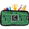 Circuit Board Neoprene Pencil Case - Small w/ Name and Initial