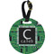 Circuit Board Personalized Round Luggage Tag