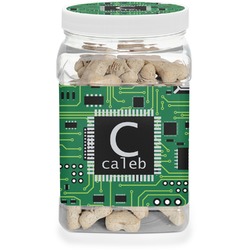Circuit Board Dog Treat Jar (Personalized)