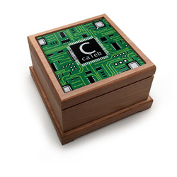 Circuit Board Pet Urn w/ Name and Initial