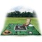 Circuit Board Picnic Blanket - with Basket Hat and Book - in Use